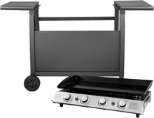 Load image into Gallery viewer, Happy Garden Plancha au gaz Valencia - 4 brûleurs 10kW + Chariot
