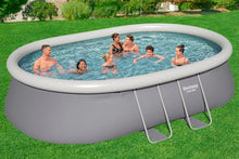 Load image into Gallery viewer, Bestway Piscine autoportante Ovale Fast Set 549 x 366 x 122 cm avec Filtration