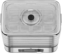 Load image into Gallery viewer, WMF KITCHENminis Dehydrator, 400 W, Stainless Steel, 5 Trays BPA Free, Programmable Dried Fruits, Vegetables, Dehydrated Mushrooms, Cereal Bars, Cromargan 0415250011