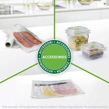 Load image into Gallery viewer, FoodSaver Machine Sous Vide avec compartiment de rangement pour rouleau et cutter, fonction marinade, inclus sacs de mise sous vide assortis et adaptateur intégré [FFS017X ]
