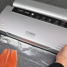 Load image into Gallery viewer, CASO VC300 Vacuum Sealer 8x Longer Freshness, Double Welding, Adjustable Vacuum Thickness, with Film Box, Cutter, 2 Rolls of Professional Film, Flexible