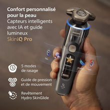 Load image into Gallery viewer, Philips Rasoir i9000 Prestige Ultra, Rasoir électrique 100% étanche, Technologie Skin IQ Pro, Système Triple Lift &amp; Cut, Lames de précision NanoTech rotatives 360°, 5 modes de rasage, XP9401/38