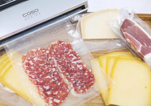 Load image into Gallery viewer, Caso FastVac 500, Professional Commercial Vacuum Sealer, Stainless Steel, Double Piston Pump, 15 Litres/Minute, Includes 2 Free Foil Rolls