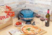 Load image into Gallery viewer, G3 Ferrari G10006 Pizza Express Delizia, 1200 W Pizza Oven, Adjustable Thermostat up to 400°C, Cooks Tasty Pizza in 5 Minutes, Double Resistance, Recipe Book and Spatulas Included - Black