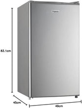 Load image into Gallery viewer, FrigeluX Réfrigérateur Table Top Gris R0TT91SE 91L