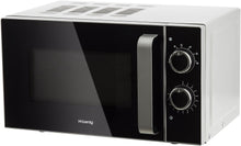 Load image into Gallery viewer, H.Koenig Four à Micro-ondes Compact Digital 20L VIO2, 700W, Plateau tournant 24,5cm, Multifonction Programmable 6 niveaux de chauffe, Décongélation et Express, Minuterie 60min, Effet mirroir noir