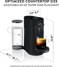 Load image into Gallery viewer, Nespresso Vertuo Plus Deluxe Coffee and Espresso Maker by De'Longhi, Matte Black