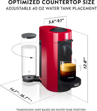 Load image into Gallery viewer, Nespresso Vertuo Plus Coffee and Espresso Maker By De'Longhi, Ink Black