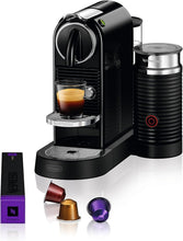 Load image into Gallery viewer, Nespresso CitiZ Coffee and Espresso Machine by De'Longhi with Milk Frother, Black, 9.3 x 14.6 x 10.9 inches