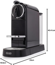 Load image into Gallery viewer, Nespresso CitiZ Coffee and Espresso Machine by De'Longhi with Milk Frother, Black, 9.3 x 14.6 x 10.9 inches