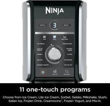 Load image into Gallery viewer, Ninja CREAMi Deluxe Ice Cream &amp; Frozen Treat Maker for Ice Cream, Sorbet, Milkshakes, Frozen Yogurt, &amp; More, 11-in-1, XL Capacity, Silver, Includes (2) Family-Sized 24 oz. Tubs, NC501