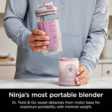 Load image into Gallery viewer, Ninja Blast Max, Portable Blender + Twist &amp; Go, Personal Smoothie, Blend, Ice Crush, 3 Programs, Cordless, 22 oz removable Vessel, Dishwasher Safe, Leakproof, Navy, BC251NV