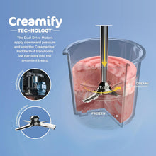 Load image into Gallery viewer, Ninja NC301 CREAMi Ice Cream Maker, for Gelato, Mix-ins, Milkshakes, Sorbet, Smoothie Bowls &amp; More, 7 One-Touch Programs, with (2) Pint Containers &amp; Lids, Compact Size, Perfect for Kids, Silver