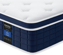 Load image into Gallery viewer, Inofia Ace Hybrid Firm Mattress 140 x 200 cm H4 Firm Mattress with Breathable Memory Foam and Independent Bagged Springs, 7 Ergonomic Zones, Extra Comfort for Adults and Children