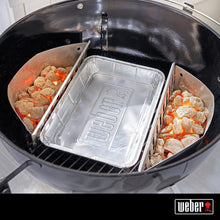 Load image into Gallery viewer, Weber Q1400 Barbecue électrique, surface de cuisson 43 x 32 cm, nomade, grille en fonte émaillée divisée en 2 parties, couvercle et cuve en fonte d'aluminium - Gris foncé (52020053)