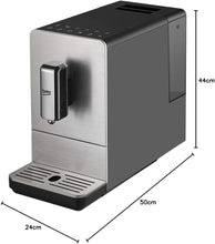 Load image into Gallery viewer, BEKO, Machine à café, expresso automatique, 1350 W / 19 bars, Capacité café : 125 g, Capacité eau : 1,4L, Système autonettoyant, 5 niveaux de broyage, Arrêt automatique, Façade Inox Brossé