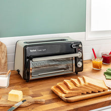 Load image into Gallery viewer, Tefal 2-in-1 Toaster &amp; Mini Oven, Stainless Steel, Long Toaster Slot with Lid, 6 Levels of Browning, Grill Temperature up to 210°C, Toast N Grill TL600810