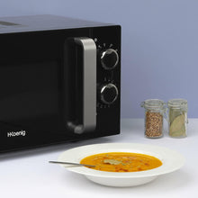 Load image into Gallery viewer, H.Koenig Micro-Ondes Four Grill 2 en 1 VIO9, 25L, Plateau tournant 27cm, 10 modes de cuisson jusqu’à 1000W, Décongélation, Cuisson combinée, écran LCD [Classe énergétique A+]