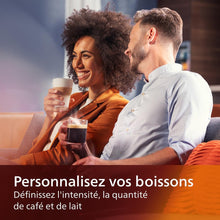 Load image into Gallery viewer, Philips Série 5400 Machine Expresso - Café à Grain - LatteGo Mousseur à Lait, 12 Spécialités de Café, Affichage Intuitif, 4 Profils Utilisateur, Noir (EP5441/50)
