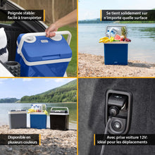 Load image into Gallery viewer, TZS First Austria 32L Portable Electric Cool Box Mini Fridge 12V 230V Car Camping Cooler Box Thermoelectric Cooler Box