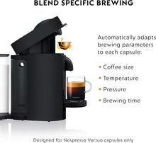 Load image into Gallery viewer, Nespresso Vertuo Plus Deluxe Coffee and Espresso Maker by De'Longhi, Matte Black