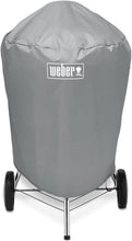 Load image into Gallery viewer, Weber Classic Kettle barbecue au charbon de bois, surface de cuisson Ø 57cm, barbecue avec couvercle et cuve en acier emaillé, thermomètre intégré au couvercle, trépied et roues - Noir (1341504)