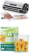 Load image into Gallery viewer, FoodSaver Machine Sous Vide avec compartiment de rangement pour rouleau et cutter, fonction marinade, inclus sacs de mise sous vide assortis et adaptateur intégré [FFS017X ]