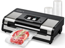 Load image into Gallery viewer, FRESKO Automatic Vacuum Sealer Machine, 140 Watts, Hands-Free Vacuum Machine, Dry/Wet Detection, 2 Roll Bag, Built-in Cutter and Bag Storage (AutoMax V8)