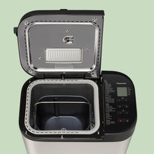 Load image into Gallery viewer, Panasonic SD-YR2550SXE Automatic Bread Maker, Raisin, Nut and Yeast Dispensers, 31 Auto Programs, Dual Temperature Sensor, 13 Hour Digital Timer, LCD Display, Silver