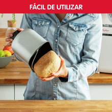 Load image into Gallery viewer, Moulinex OW220830 Bread Maker with 17 Programmes Plastic Black/Purple 31 x 29 x 29 cm