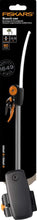 Load image into Gallery viewer, Fiskars Coupe-Branches Multifonctions Télescopique, pour Bois vert et Rameaux, Revêtement antiadhésif, Lame en acier/manche en aluminium, longueur 2,4 - 4 m, noir/orange, UPX86, 1023624