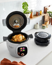 Load image into Gallery viewer, Moulinex, Cookeo Multicuiseur intelligent 6L, 150 recettes intégrées, Cuisson sans surveillance, Ecran intuitif, Guide de cuisson, Application MyMoulinex, 1600W, Blanc, 15 ans réparabilité