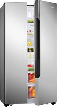 Load image into Gallery viewer, Hisense RS670N4BC2 frigo américain Autoportante 521 L E Acier inoxydable
