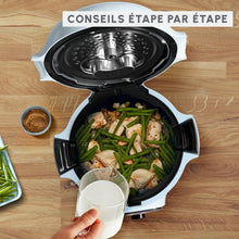 Load image into Gallery viewer, Moulinex, Cookeo Multicuiseur intelligent 6L, 150 recettes intégrées, Cuisson sans surveillance, Ecran intuitif, Guide de cuisson, Application MyMoulinex, 1600W, Blanc, 15 ans réparabilité