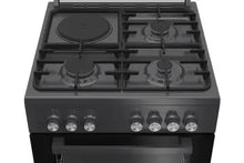 Load image into Gallery viewer, Beko FSR63121DACS cuisinière Mixte