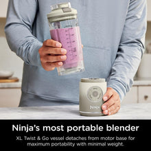 Load image into Gallery viewer, Ninja Blast Max, Portable Blender + Twist &amp; Go, Personal Smoothie, Blend, Ice Crush, 3 Programs, Cordless, 22 oz removable Vessel, Dishwasher Safe, Leakproof, Navy, BC251NV