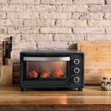 Load image into Gallery viewer, Cecotec Bake&amp;Toast 4600 Black Gyro Countertop Oven, 46 L, 2000 W, 12 Combinable Heating Functions, Includes Rotating Spindle, Crumb Catcher Tray.