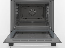 Load image into Gallery viewer, Bosch HBF133BR0 Série 2 - Four encastrable - 60 x 60 cm - Accessoire de nettoyage EcoClean Direct - Cuisson Air chaud 3D sur 3 niveaux en même temps - Écran LED - Chauffage rapide - Sécurité enfant