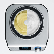 Load image into Gallery viewer, SEVERIN 2-in-1 Ice Cream Maker Compact 135 W, Electric Ice Cream Maker and Yogurt Maker with 1.2 L Capacity, Ice Maker with Recipe Book, Black, EZ 7407