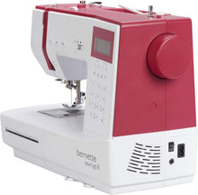 Load image into Gallery viewer, Bernette Sew&amp;GO8 Machine à coudre ordinateur avec 197 programmes de couture, bras libre, écran multifonction, couture, patchwork, matelassage, White