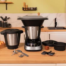 Load image into Gallery viewer, Cecotec Robot de Cuisine Mambo Black. 23 Fonctions, 10 Niveaux de Température, 1700W, 2,5 kg de Pâte, Cruche de 3,3L, 10 Vitesses, Minuterie, Température Réglable de 37 °C à 120 °C