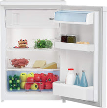 Load image into Gallery viewer, Beko TSE1284N Réfrigérateur table top - Volume total 114L : 101L (Réfrigération) + 13L (Congélation), Compartiment congélation 4 étoiles, MinFrost, Charnière de porte réversible, blanc