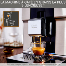 Load image into Gallery viewer, Krups Machine à café broyeur à grain, Ecran tactile couleur, 11 recettes préenregistrées, Indicateurs lumineux intuitif, accès bacs en frontal, Nettoyage facile, Intuition Préférence EA873810
