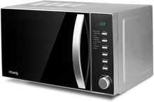 Load image into Gallery viewer, H.Koenig Micro-Ondes Four Grill 2 en 1 VIO9, 25L, Plateau tournant 27cm, 10 modes de cuisson jusqu’à 1000W, Décongélation, Cuisson combinée, écran LCD [Classe énergétique A+]