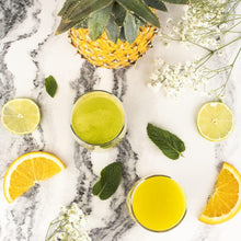 Load image into Gallery viewer, Extracteur de Jus de Fruits et Légumes vertical GSX24 H.Koenig Centrifugeuse Vitamin + sans BPA - 82 mm Large Bouche - 3 tamis pour jus fin ou épais et sorbet - Pression douce - 50 tours 400 W