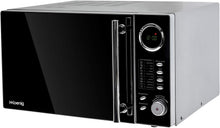 Load image into Gallery viewer, H.Koenig Four à Micro-ondes Compact Digital 20L VIO2, 700W, Plateau tournant 24,5cm, Multifonction Programmable 6 niveaux de chauffe, Décongélation et Express, Minuterie 60min, Effet mirroir noir