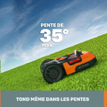 Load image into Gallery viewer, WORX LANDROID Vision WR206E.1, Robot Tondeuse sans Fil périphérique 600 m² Surf.Max 700 m², Installation en 30 Min, Caméra 4K + IA Adaptative, évite Tous Les Obstacles, Coupe des Bordures, Multizone