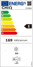 Load image into Gallery viewer, Congélateur coffre CHiQ 142L, 63,5 x 55,6 x 83,5cm, Congélateur Inverter, Affichage de la température extérieure, Mode de congélation rapide -32℃, Grille métallique,Faible bruit