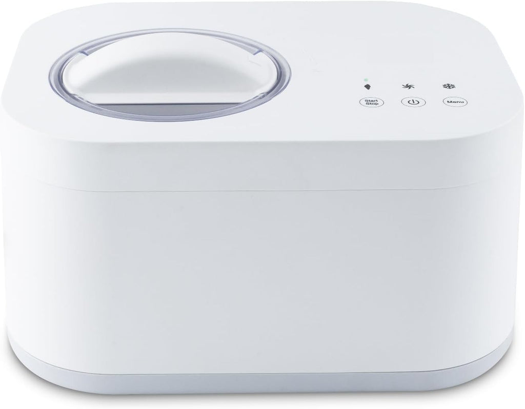 H.Koenig Sorbetière Turbine à Glace Professionnelle HF180, Machine à Glace Electrique 1L, 135 W, Réfrigérante & Maintien du Froid - Sorbet et Crème Glacée