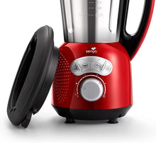 Load image into Gallery viewer, Senya SYCP-HB008R Cook &amp; Ice V3 Red Stainless Steel Heated Blender, Soup Blender/Milled Soup, Steaming, Crushed Ice Smoothies, 1, 5L, 1400W, SYCP-HB008R